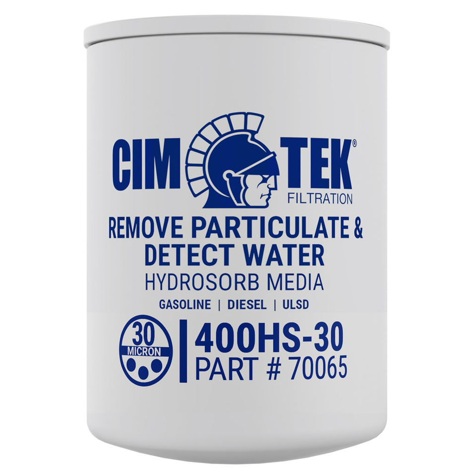 Filtre 400HS-30 3,75 pouces x 5,31 pouces 30 MICRONS Hydrosorb