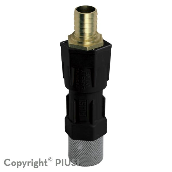 Soupape à pied avec soupape de sécurité 1" BSP PIUSI