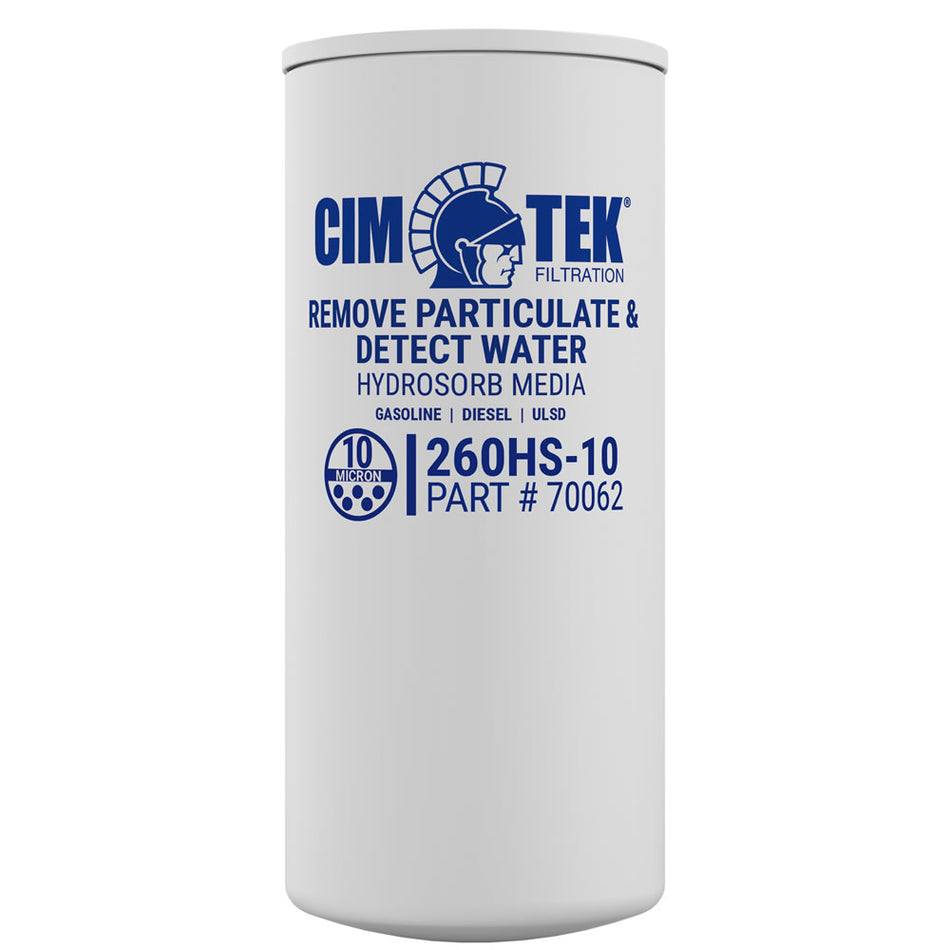 Filtre 260HS-10 3.75in x 8.75in 10 MICRONS Hydrosorb