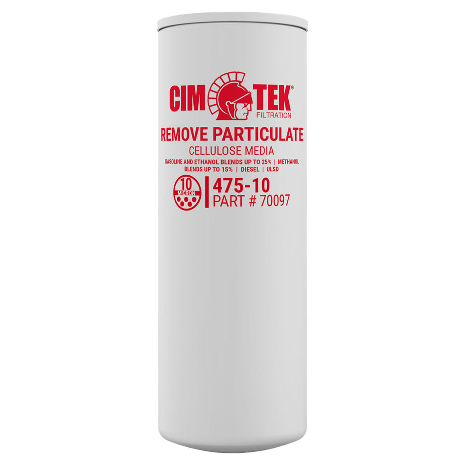 Filtre 475-10 3.75in x 10.56in 10 MICRONS cellulose