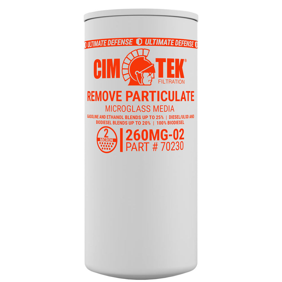 Filtre 260MG-02 3.75in x 8.75in 2 MICRONS microglass