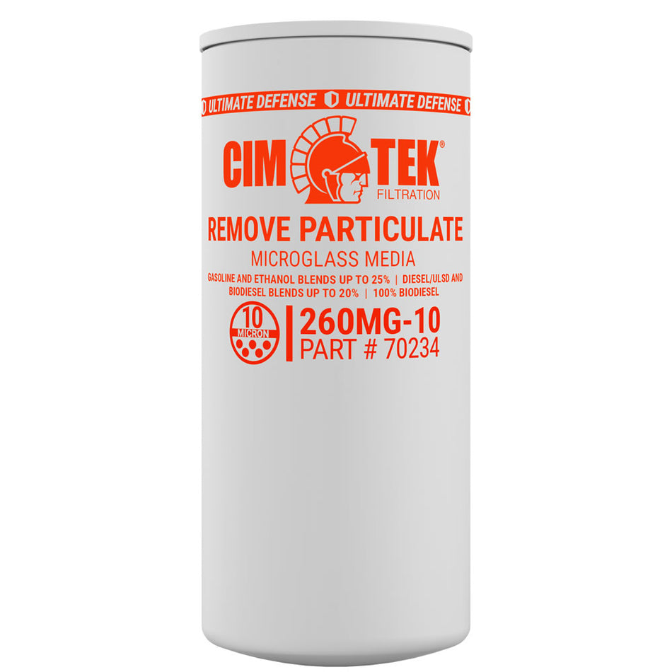 Filtre 260MG-10 3.75in x 8.75in 10 MICRONS microglass